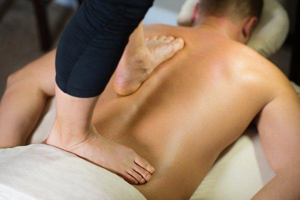 Foot Massage on back is awesome for your back