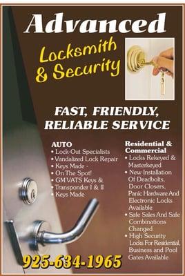 Advanced Locksmith & Security