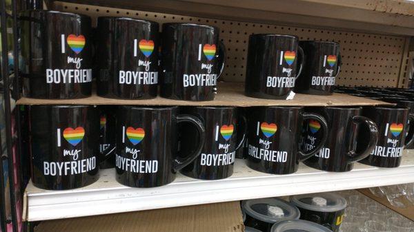 Gay pride mugs