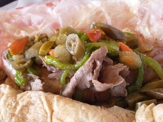 Italian beef and sausage