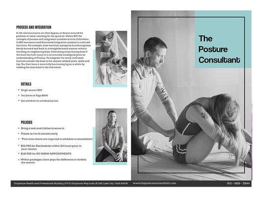 Posture consultant - Brochure 1