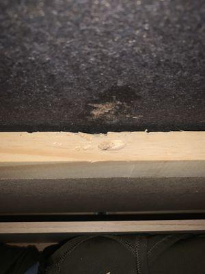 Damaged dresser