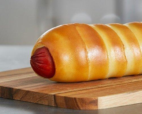 Pretzel Wrapped Dogs and Sausage !