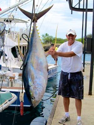 Yellow Fin Tuna are commonly called Ahi here in the Islands