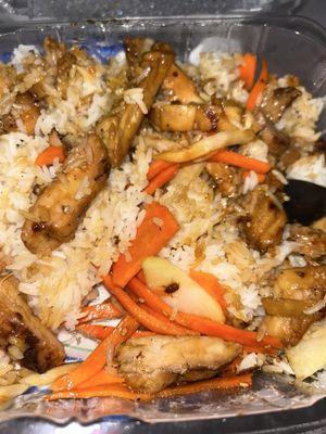 Teriyaki Chicken with a bug in it!