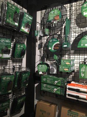 Green egg grills and lots of accessories