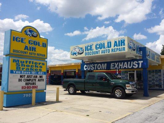 Not just A/C. Brakes, Belts, Tune-Ups and More! We do all repairs and service.