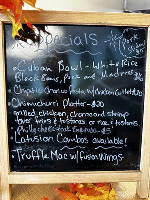 Daily Specials