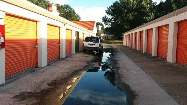 Standing water never goes away.  This was a dry day.  What's this place going to be like when the hurricane hits?