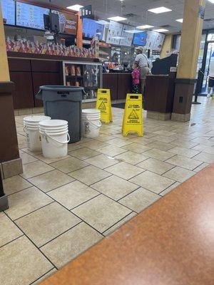 Water damage floor extremely dangerous everywhere