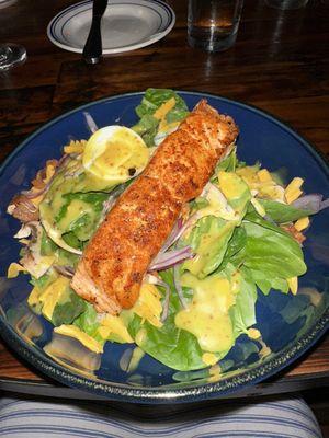 Spinach salad with salmon- OK