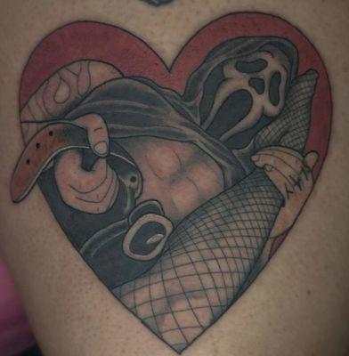 Tattoo of ghostface