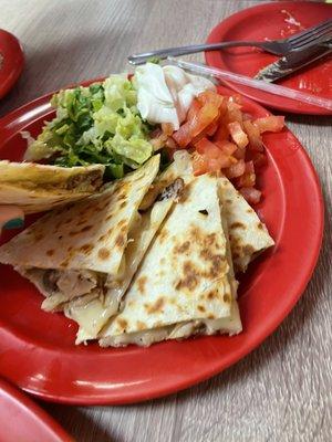 Grilled Chicken Quesadilla