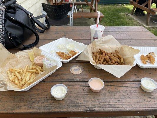 Deep fried pickles!