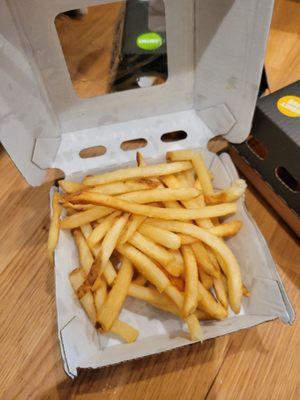 $8 large fry in a delivery order