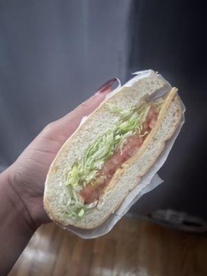 "Honey Turkey " Lettuce Tomato, American Chesse