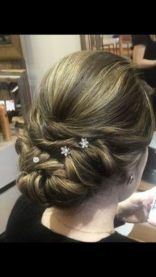 Bridal updo