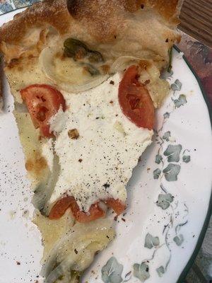 Am I the only one that saw the grumpy face on my pizza? Lol