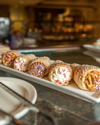 Wide selection of freshly made desserts.