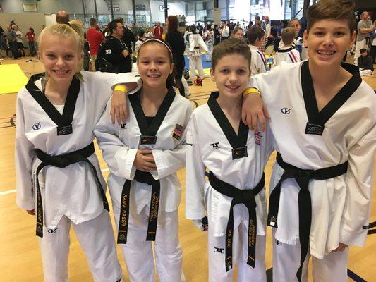 PST Junior Black Belts and members of our Peak Performance Competition Team.