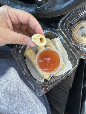 Spring rolls empty