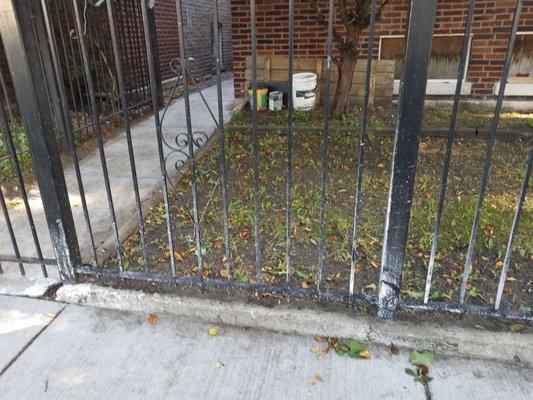 Another neighbor's fence in the same block