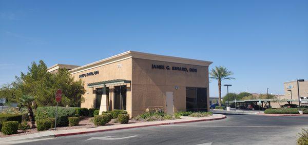 Dr. Booker shares office space with Dr. James G. Kinard. This is a street view of the office.