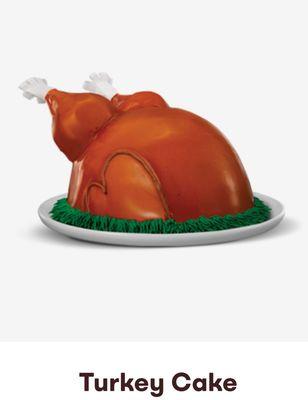 What the Turkey Cake looks like online.