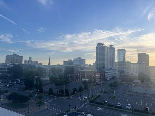 Rooftop view