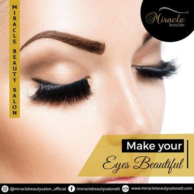 Eyelash Extensions | Miracle Beauty Salon