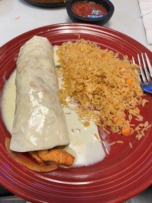 Fajita burrito