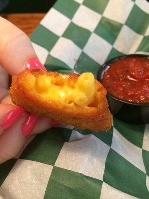 Mac and cheese bites