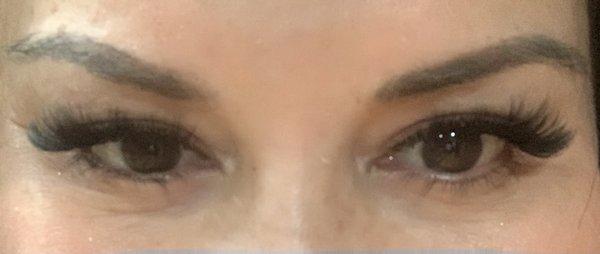 New full set of lashes