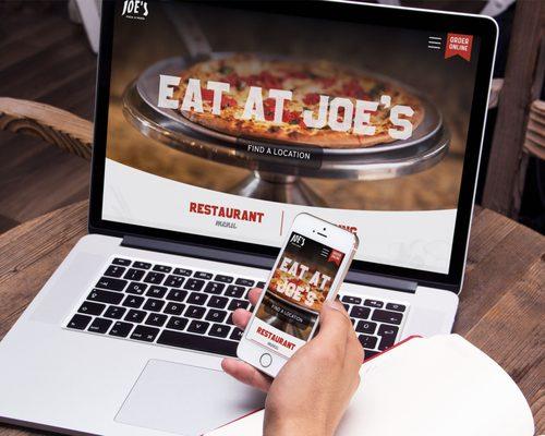 Joe's Pizza & Pasta website