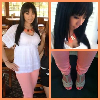 My absolute fave Jeans, Coral fever :) Dropping by tmrw to pick up another pair in White =D