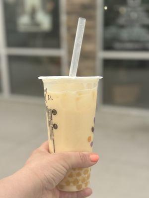 Mango bubble tea