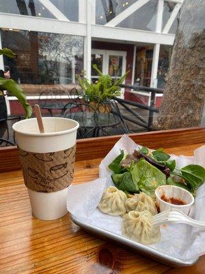 chicken dumplings & chai