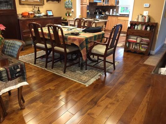 Hallmark brand prefinished hickory floor