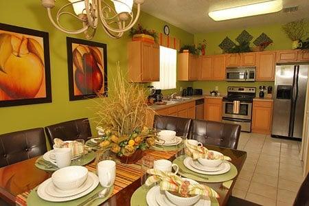 Orlando/Disney World vacation home. Every Orlando vacation rental has fully equipped kitchens.