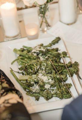 Parmesan broccolini  @theganeys