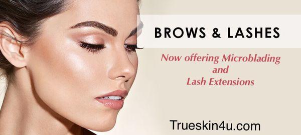 We are now offering Microblading and Lash Extensions