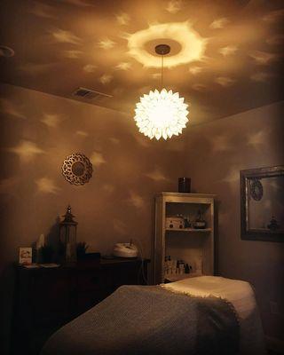 Relax under the stars in our beautiful treatment rooms.