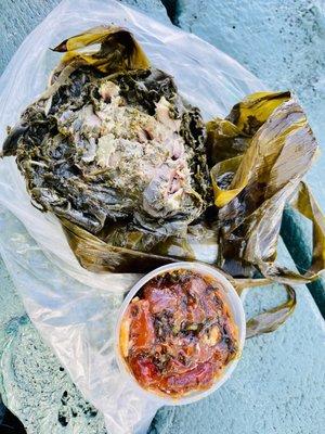 Pork Lau Lau and Spicy Ahi Poke