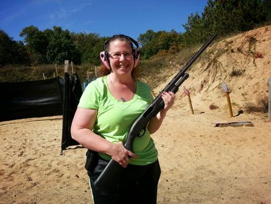 She learned how to shoot rifles and shotguns safely and learned how to defend herself properly