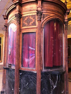 Old fashioned ( closed) ticket booth