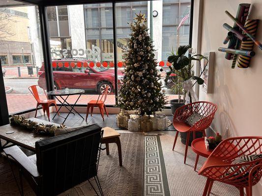 Coco's kitchen interior 3 seating area