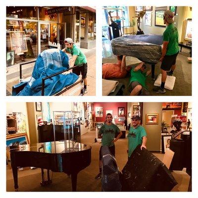 Pianos and art work take a special kind of care.