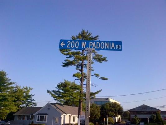 Our street entrance off Broad Ave behind the Royal Farms Store