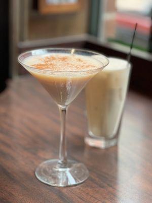 Cinnamon toast martini & salty caramel White Russian