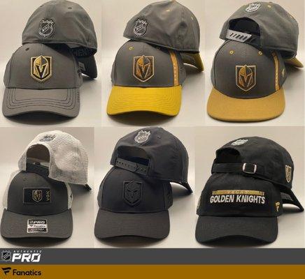 VGK Authentic Pro Player hats